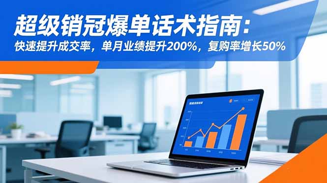(16511期)超级销冠爆单话术指南:快速提升成交率,单月业绩提升200%,复购率增长50%汇创网-网创项目_汇创网_中创网_福缘网_冒泡网_网创项目平台汇创网
