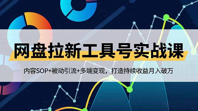 （16687期）网盘拉新工具号实战课，内容SOP+被动引流+多端变现，打造持续收益月入破万汇创网-网创项目_汇创网_中创网_福缘网_冒泡网_网创项目平台汇创网