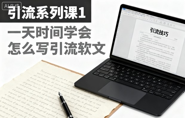 引流系列课1,一天时间学会怎么写引流软文汇创网-网创项目_汇创网_中创网_福缘网_冒泡网_网创项目平台汇创网