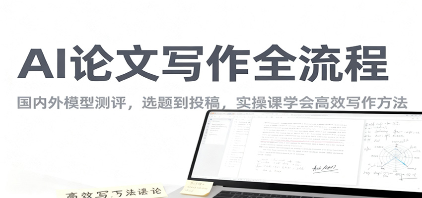 AI论文写作全流程，国内外模型测评，选题到投稿，实操课学高效写作方法汇创网-网创项目_汇创网_中创网_福缘网_冒泡网_网创项目平台汇创网