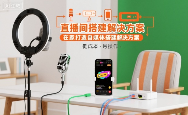 直播间搭建解决方案,在家打造自媒体搭建解决方案汇创网-网创项目_汇创网_中创网_福缘网_冒泡网_网创项目平台汇创网