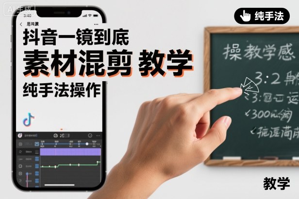抖音一镜到底素材混剪教学,纯手法操作汇创网-网创项目_汇创网_中创网_福缘网_冒泡网_网创项目平台汇创网