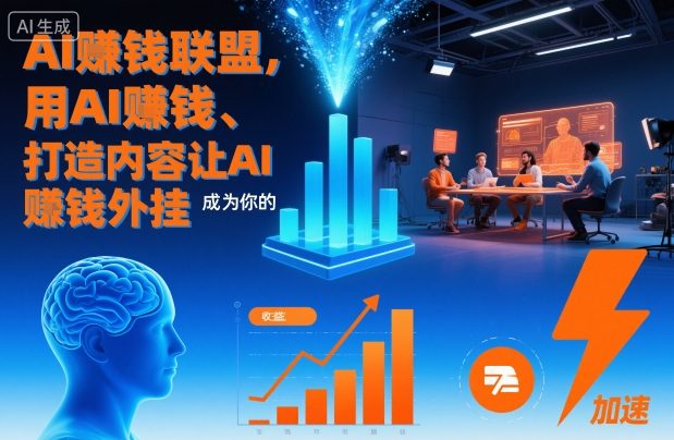AI賺钱联盟，用AI賺钱、打造内容让AI成为你的賺钱外挂汇创网-网创项目_汇创网_中创网_福缘网_冒泡网_网创项目平台汇创网