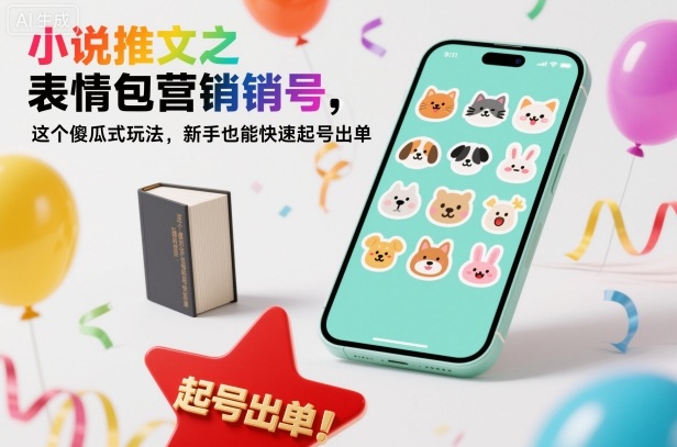 小说推文之表情包营销号,这个傻瓜式玩法,新手也能快速起号出单汇创网-网创项目_汇创网_中创网_福缘网_冒泡网_网创项目平台汇创网