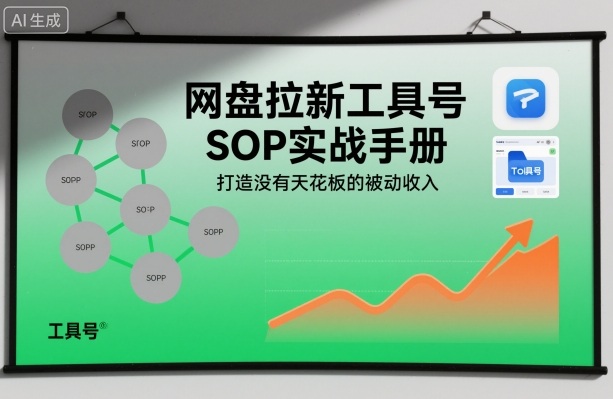 网盘拉新工具号SOP实战手册，打造没有天花板的被动收入汇创网-网创项目_汇创网_中创网_福缘网_冒泡网_网创项目平台汇创网