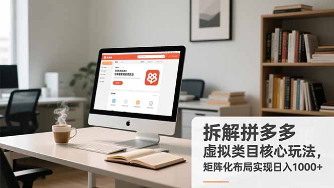 （16906期）拆解拼多多虚拟类目核心玩法，矩阵化布局实现日入1000+汇创网-网创项目_汇创网_中创网_福缘网_冒泡网_网创项目平台汇创网