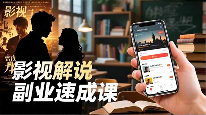 （16740期）Tk影视解说副业速成课，软件安装、全流程实操、爆款预设，新手两周变现汇创网-网创项目_汇创网_中创网_福缘网_冒泡网_网创项目平台汇创网