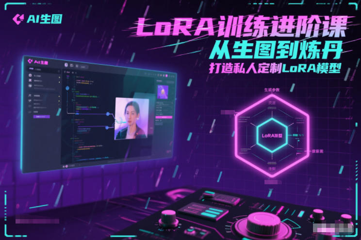 LoRA训练进阶课，从生图到炼丹，打造私人定制LoRA模型汇创网-网创项目_汇创网_中创网_福缘网_冒泡网_网创项目平台汇创网