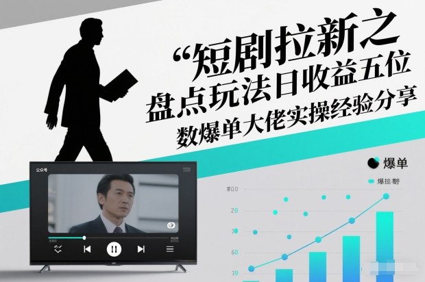 短剧拉新之盘点玩法日收益五位数爆单大佬实操经验分享汇创网-网创项目_汇创网_中创网_福缘网_冒泡网_网创项目平台汇创网