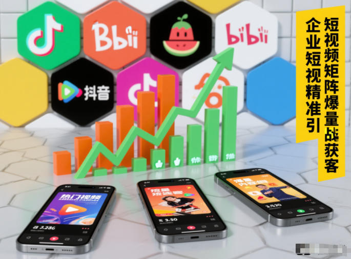 企业短视频精准引流矩阵获客，短视频矩阵爆量战法汇创网-网创项目_汇创网_中创网_福缘网_冒泡网_网创项目平台汇创网