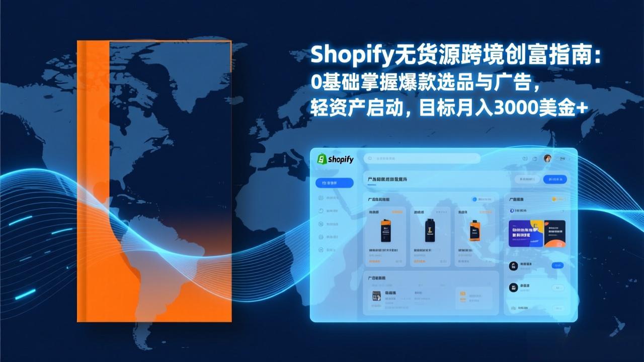 （17238期）Shopify爆款打法实战：从选品到广告投放，复制爆款模型，驱动独立站月销售额破万刀汇创网-网创项目_汇创网_中创网_福缘网_冒泡网_网创项目平台汇创网