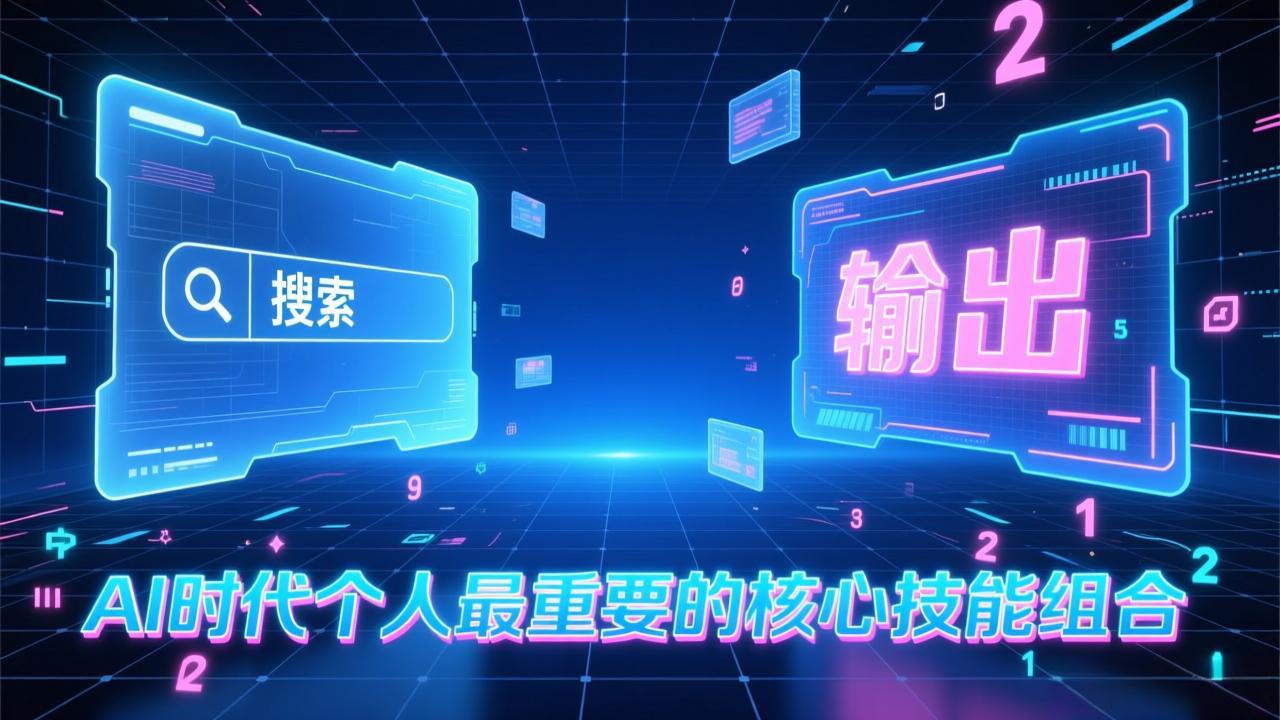 （17074期）付费文章：AI时代个人最重要的核心技能组合：“输出能力”和“搜索能力”汇创网-网创项目_汇创网_中创网_福缘网_冒泡网_网创项目平台汇创网