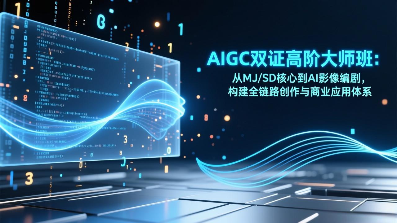 (17198期)AIGC双证高阶大师班:从MJ/SD核心到AI影像编剧,构建全链路创作与商业应用体系汇创网-网创项目_汇创网_中创网_福缘网_冒泡网_网创项目平台汇创网