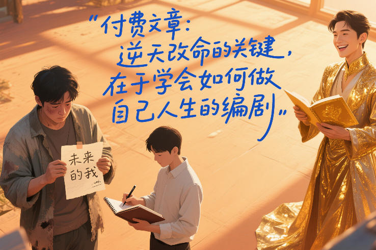 付费文章：逆天改命的关键，在于学会如何做自己人生的编剧汇创网-网创项目_汇创网_中创网_福缘网_冒泡网_网创项目平台汇创网