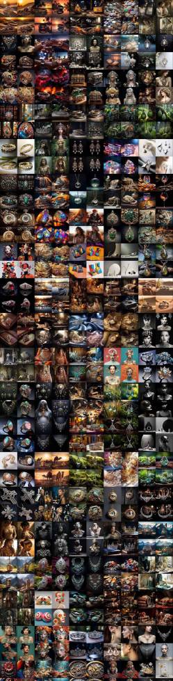 460+专业Midjourney珠宝摄影AI提示词戒指，项链-耳环-手链-宝石等，立即开始创作珠宝艺术汇创网-网创项目_汇创网_中创网_福缘网_冒泡网_网创项目平台汇创网