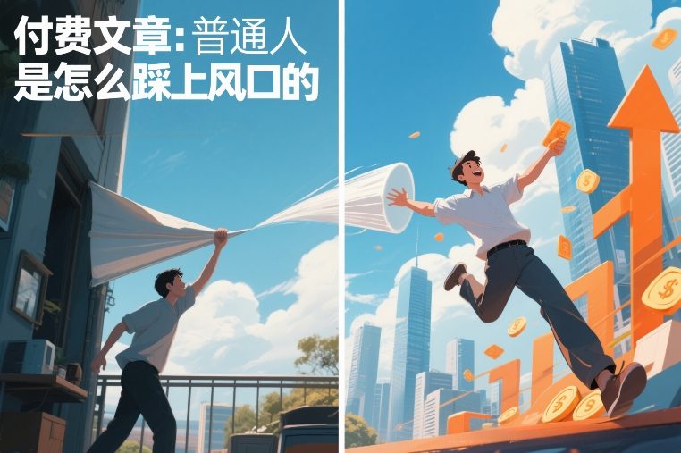 付费文章：普通人是怎么踩上风口的汇创网-网创项目_汇创网_中创网_福缘网_冒泡网_网创项目平台汇创网