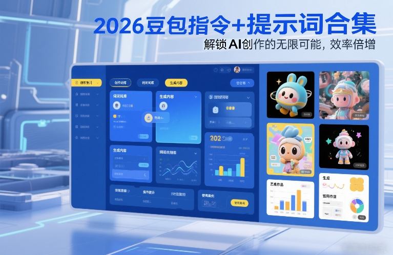 2026豆包指令+提示词合集，解锁AI创作的无限可能，效率倍增汇创网-网创项目_汇创网_中创网_福缘网_冒泡网_网创项目平台汇创网