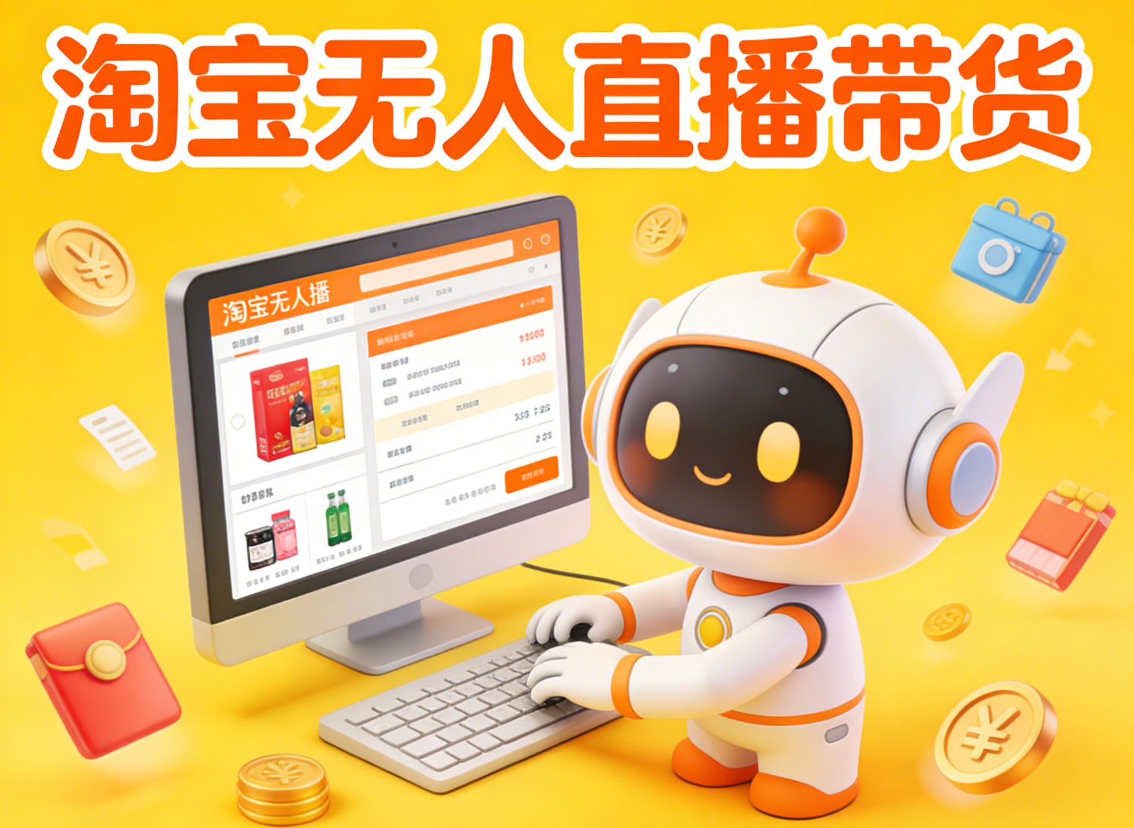 淘宝无人直播带货，24小时自动卖货，月佣金1W+，不违规不封号，不用露脸汇创网-网创项目_汇创网_中创网_福缘网_冒泡网_网创项目平台汇创网
