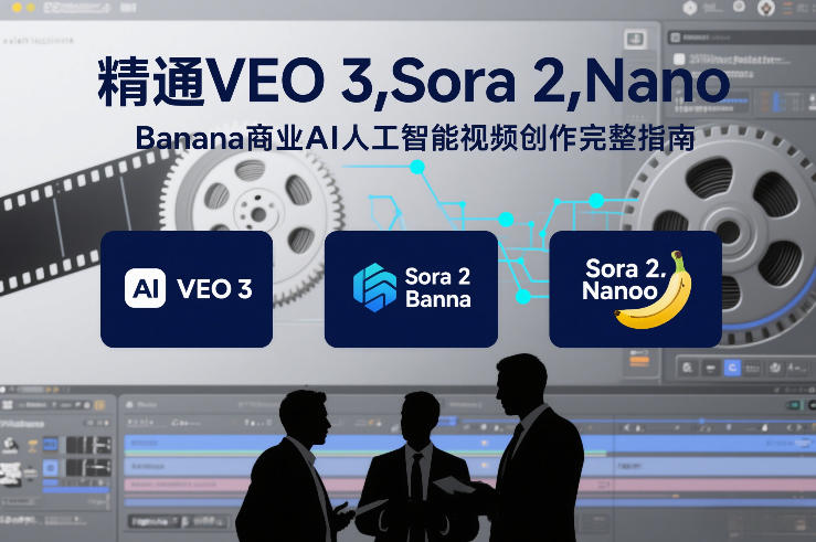 精通VEO 3，Sora 2，Nano Banana商业AI人工智能视频创作完整指南汇创网-网创项目_汇创网_中创网_福缘网_冒泡网_网创项目平台汇创网