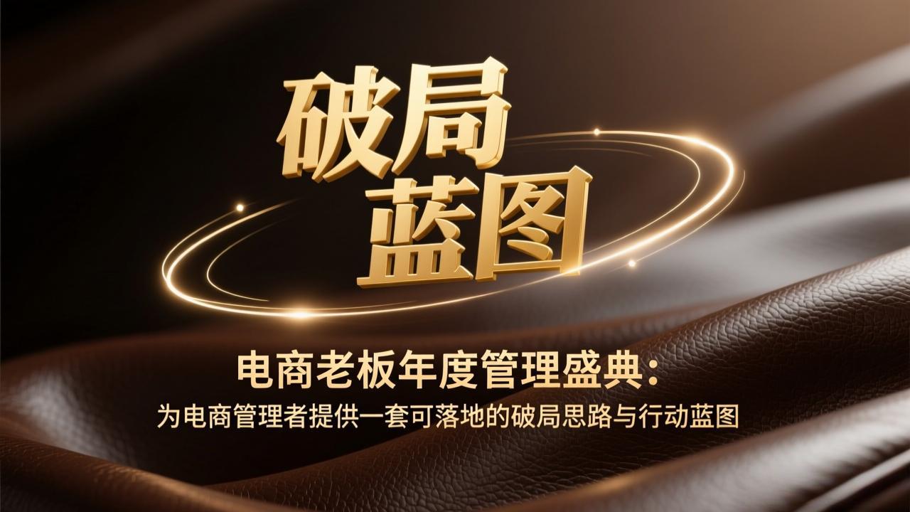（17374期）电商老板年度管理盛典：为电商管理者提供一套可落地的破局思路与行动蓝图汇创网-网创项目_汇创网_中创网_福缘网_冒泡网_网创项目平台汇创网