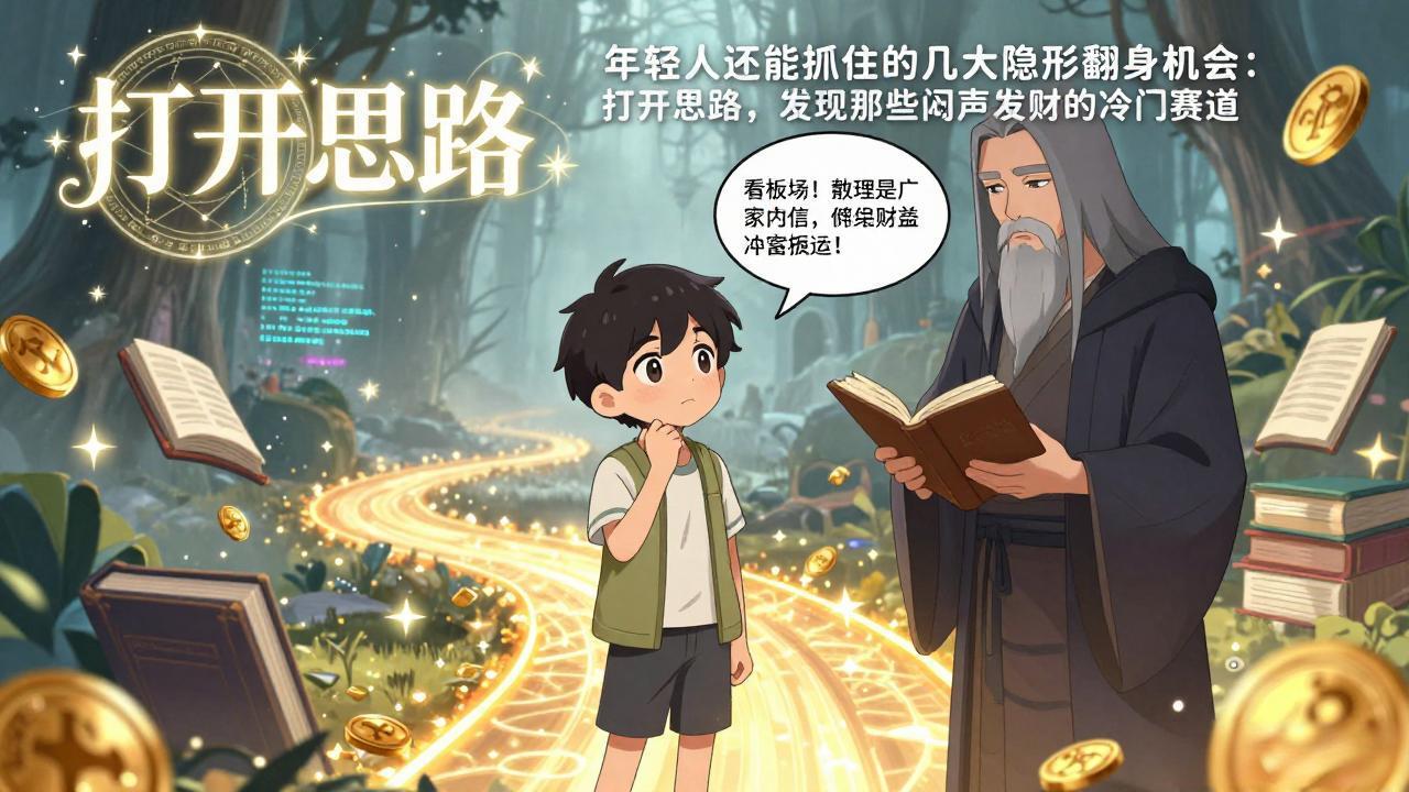 （17471期）付费文1+2：年轻人还能抓住的几大隐形翻身机会：打开思路，发现那些闷声发财的冷门赛道汇创网-网创项目_汇创网_中创网_福缘网_冒泡网_网创项目平台汇创网