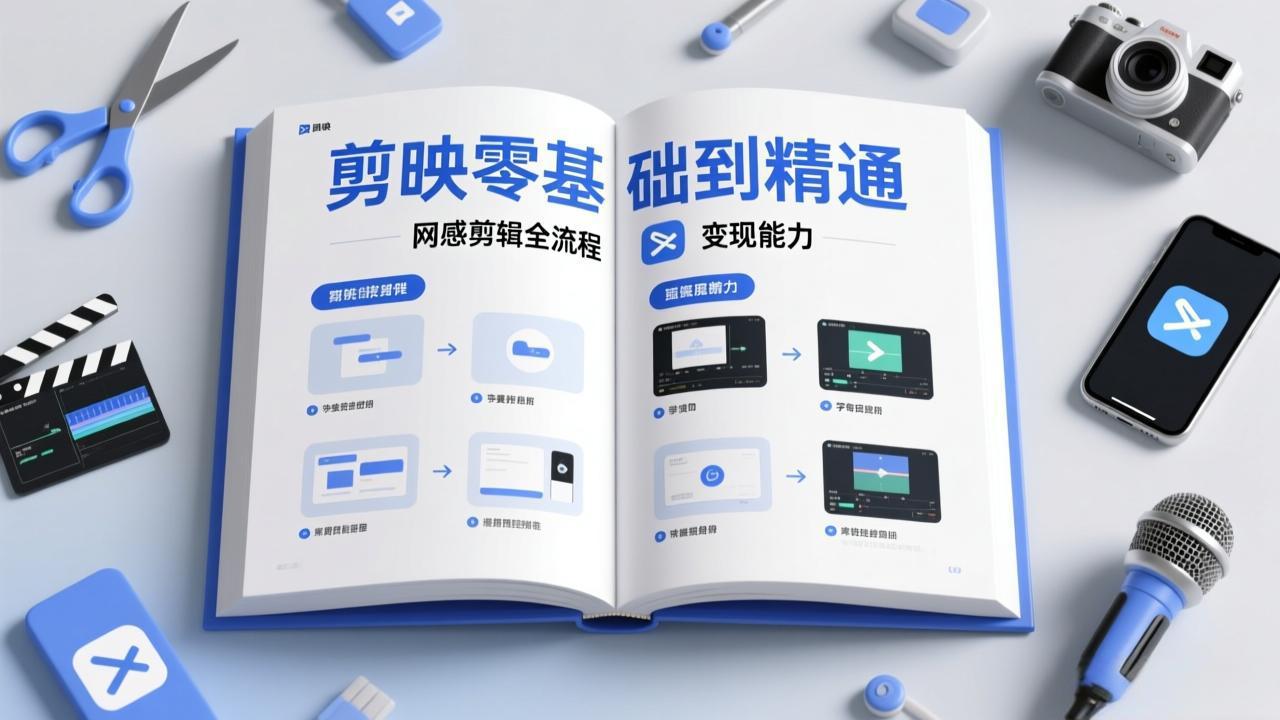 （17473期）剪映零基础也能快速上手，从入门到精通掌握网感剪辑全流程，掌握能直接变现的剪辑能力汇创网-网创项目_汇创网_中创网_福缘网_冒泡网_网创项目平台汇创网