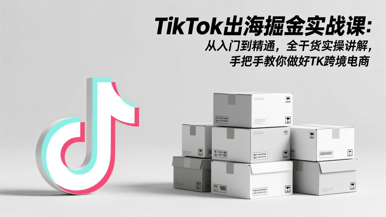 （17368期）TikTok出海掘金实战课：从入门到精通，全干货实操讲解，手把手教你做好TK跨境电商汇创网-网创项目_汇创网_中创网_福缘网_冒泡网_网创项目平台汇创网