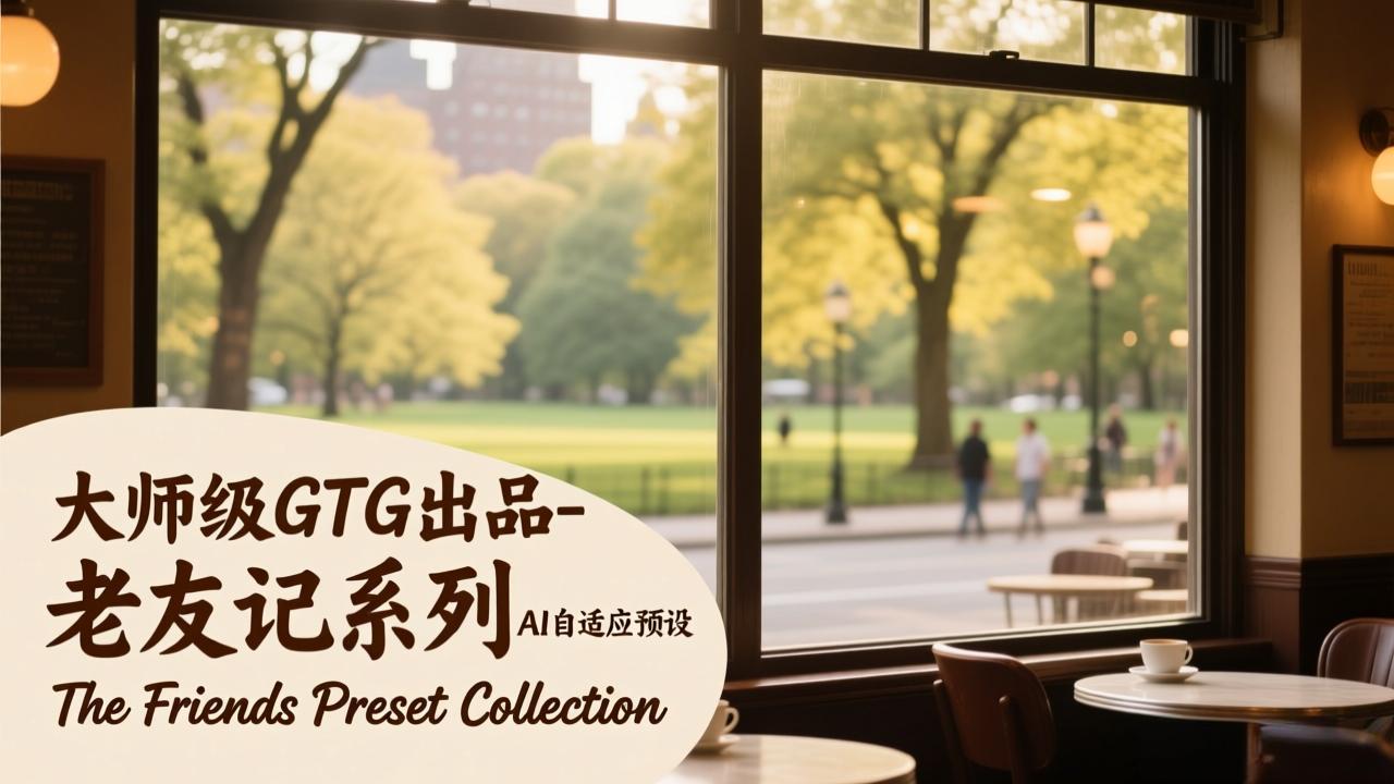 （17403期）大师级GTG出品-老友记系列AI自适应预设The Friends Preset Collection汇创网-网创项目_汇创网_中创网_福缘网_冒泡网_网创项目平台汇创网