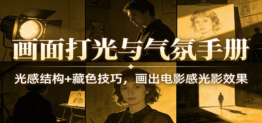 画面打光与气氛手册：光感结构+藏色技巧，画出电影感光影效果汇创网-网创项目_汇创网_中创网_福缘网_冒泡网_网创项目平台汇创网