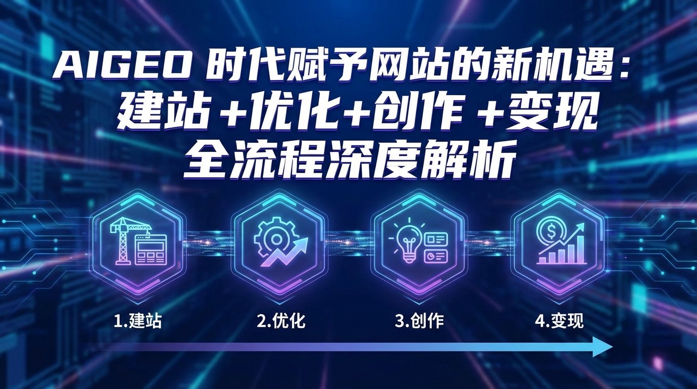 AIGEO+时代赋予网站的新机遇：建站+优化+创作+变现+全流程深度解析汇创网-网创项目_汇创网_中创网_福缘网_冒泡网_网创项目平台汇创网
