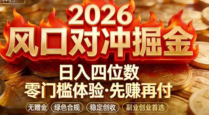 （17631期）2026美金对冲套利，无赠金对冲策略保驾护航，低门槛易上手实操。单人单日收益2000+汇创网-网创项目_汇创网_中创网_福缘网_冒泡网_网创项目平台汇创网