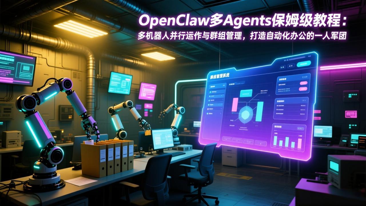 （17563期）OpenClaw多Agents保姆级教程：多机器人并行运作与群组管理，打造自动化办公的一人军团汇创网-网创项目_汇创网_中创网_福缘网_冒泡网_网创项目平台汇创网