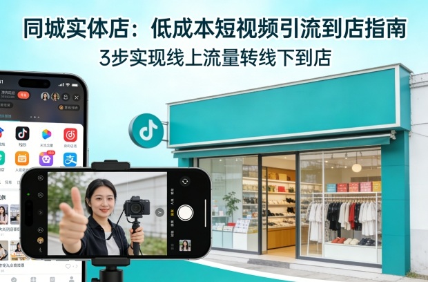 同城实体店，如何低成本把客户从短视频带到线下门店汇创网-网创项目_汇创网_中创网_福缘网_冒泡网_网创项目平台汇创网