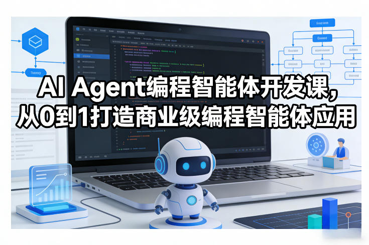 AI Agent编程智能体开发课，从0到1打造商业级编程智能体应用汇创网-网创项目_汇创网_中创网_福缘网_冒泡网_网创项目平台汇创网