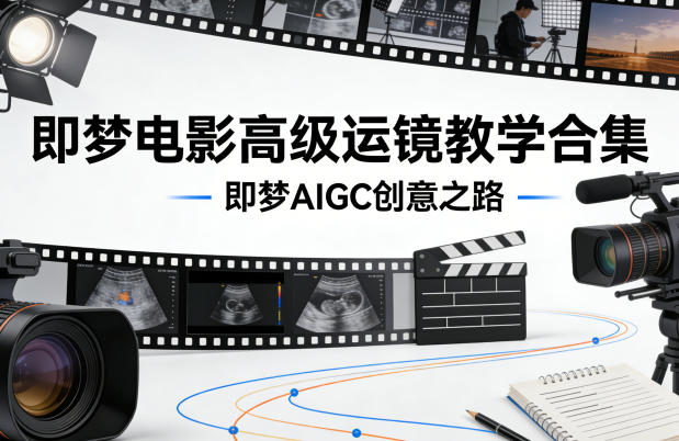 即梦电影高级运镜教学合集，即梦AIGC创意之路汇创网-网创项目_汇创网_中创网_福缘网_冒泡网_网创项目平台汇创网