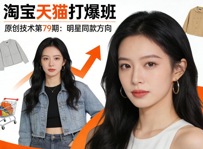 《淘宝天猫打爆班》原创技术第79期：明星同款方向汇创网-网创项目_汇创网_中创网_福缘网_冒泡网_网创项目平台汇创网