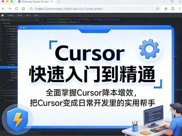 Cursor快速入门到精通,全面掌握Cursor降本增效,把Cursor变成日常开发里的实用帮手汇创网-网创项目_汇创网_中创网_福缘网_冒泡网_网创项目平台汇创网