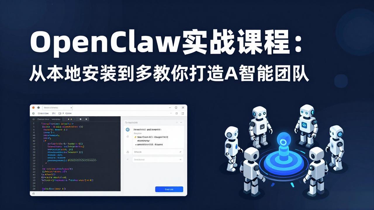 （17883期）OpenClaw实战课程：从本地安装到多Agent协同，手把手教你打造AI智能团队汇创网-网创项目_汇创网_中创网_福缘网_冒泡网_网创项目平台汇创网