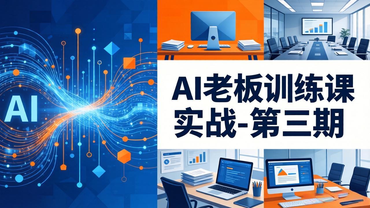 （18025期） AI老板训练课实战-第三期：AI+内容应用落地教学，从0到1打通AI变现完整路径汇创网-网创项目_汇创网_中创网_福缘网_冒泡网_网创项目平台汇创网