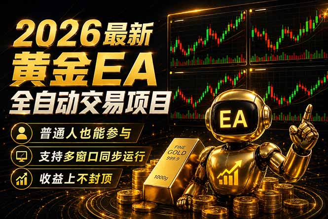 （18230期）最新黄金EA量化赛道，全程自动执行，多窗口操作直接放大结果汇创网-网创项目_汇创网_中创网_福缘网_冒泡网_网创项目平台汇创网