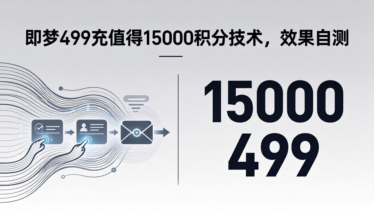 （18093期）即梦499充值得15000积分技术，效果自测汇创网-网创项目_汇创网_中创网_福缘网_冒泡网_网创项目平台汇创网