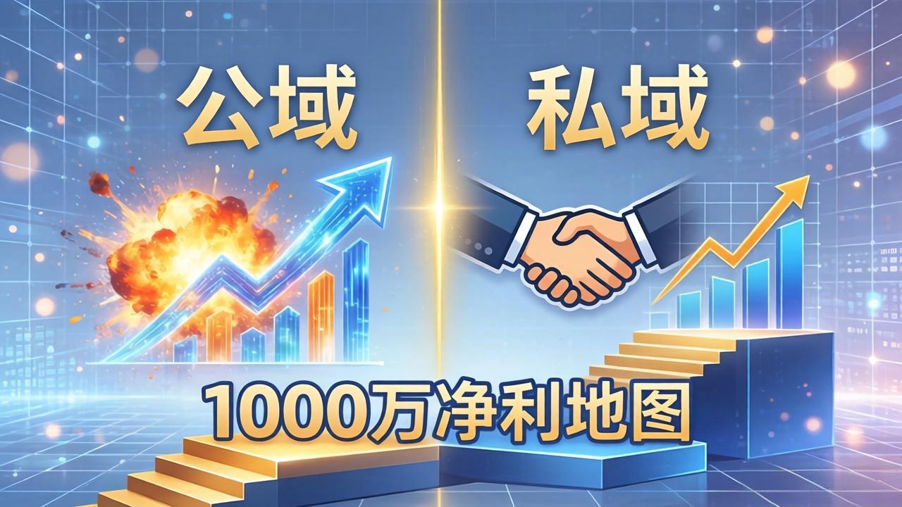 （18217期）公域玩命出爆款，私域悄悄做成交：这套AI内训课，2026给你打通1000万净利的地图汇创网-网创项目_汇创网_中创网_福缘网_冒泡网_网创项目平台汇创网