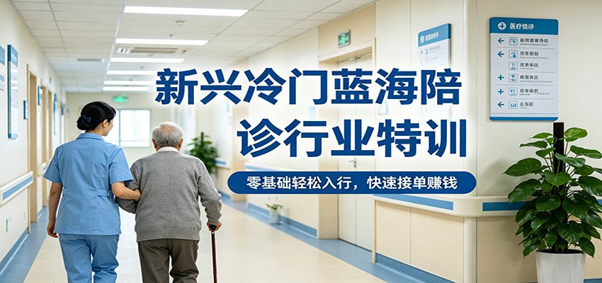 新兴冷门蓝海陪诊行业特训，零基础轻松入行，快速接单赚钱汇创网-网创项目_汇创网_中创网_福缘网_冒泡网_网创项目平台汇创网