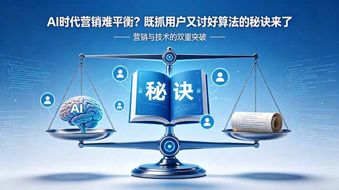 （18600期）AI时代营销难平衡？既抓用户又讨好算法的秘诀来了【原创双语字幕】汇创网-网创项目_汇创网_中创网_福缘网_冒泡网_网创项目平台汇创网