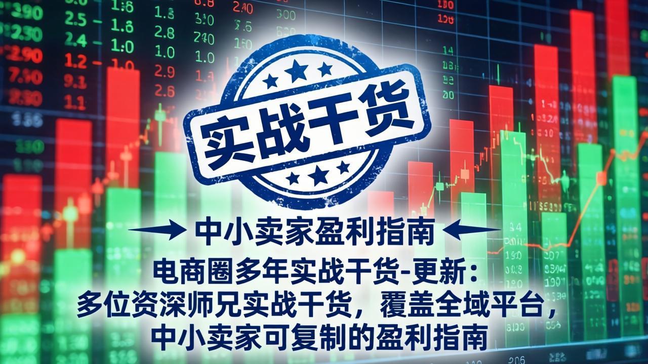 (18534期)电商圈多年实战干货-更新5月20:多位资深师兄实战干货/覆盖全域平台,中小卖家可复制的盈利指南汇创网-网创项目_汇创网_中创网_福缘网_冒泡网_网创项目平台汇创网