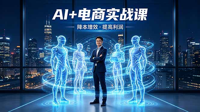 （18328期）AI+电商实战课，1人+N个AI 智能体，把SOP变AI员工，实现降本增效提高利润汇创网-网创项目_汇创网_中创网_福缘网_冒泡网_网创项目平台汇创网