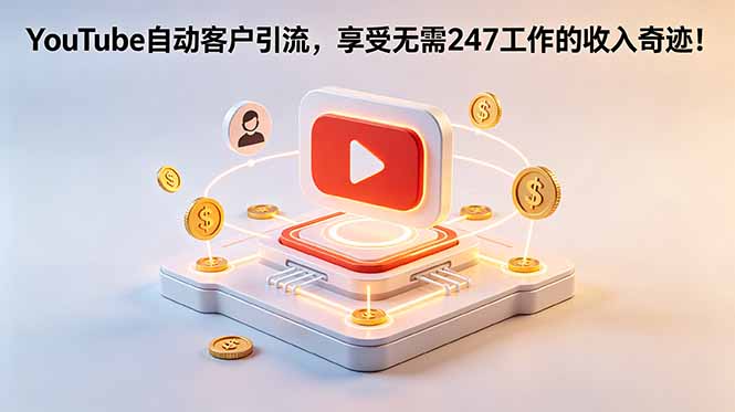 （18658期）YouTube 自动客户引流，享受无需 247 工作的收入奇迹！【原创双语字幕】汇创网-网创项目_汇创网_中创网_福缘网_冒泡网_网创项目平台汇创网