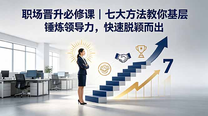 （18629期）付费文章：职场晋升必修课｜七大方法教你基层锤炼领导力，快速脱颖而出汇创网-网创项目_汇创网_中创网_福缘网_冒泡网_网创项目平台汇创网