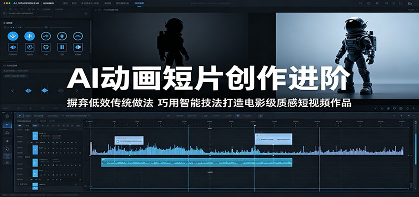 AI动画短片创作进阶：摒弃低效传统做法，巧用智能技法打造电影级质感短视频作品汇创网-网创项目_汇创网_中创网_福缘网_冒泡网_网创项目平台汇创网