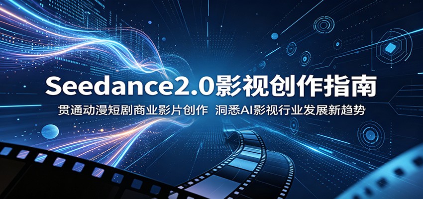 Seedance2.0影视创作指南：贯通动漫短剧商业影片创作，洞悉AI影视行业发展新趋势汇创网-网创项目_汇创网_中创网_福缘网_冒泡网_网创项目平台汇创网